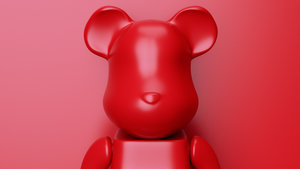 Originalplan  Red Semigloss Bearbrick.jpg