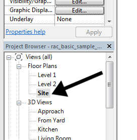 Selecting a non-perspective view